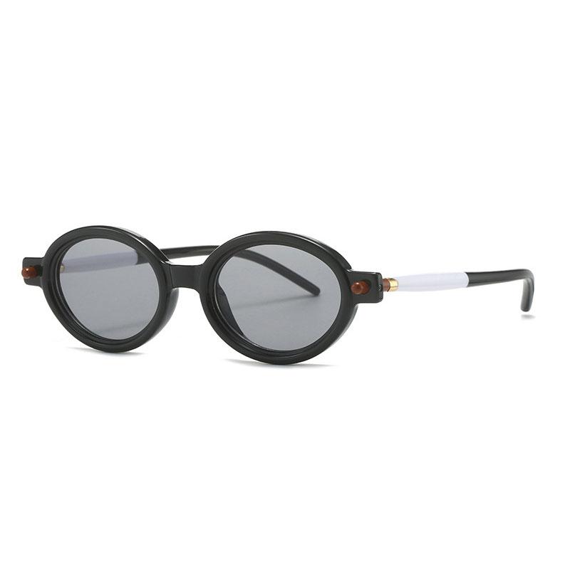Fashion Oval Sunglasses For Men Women Retro Small Frame Punk Eyewear Luxury Brand Designer Sun Glasses