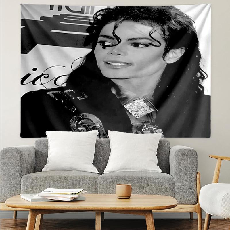 1PC Michael Muisc K-pop Music Group Tapestry Accessories for Bedroom,Livingroom, Dormitory Room Wall Decor Fan Birthday Gifts