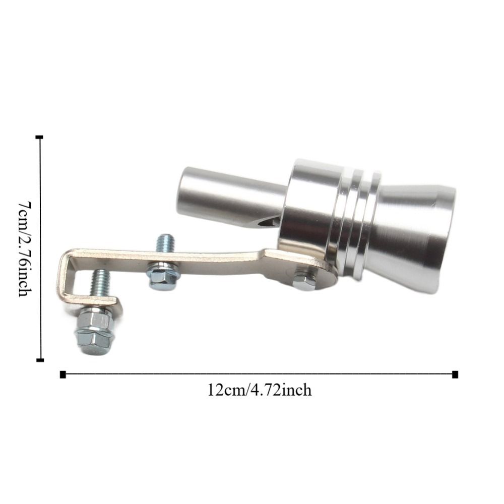 XL Size Sound Simulator Tailpipe Turbo Sound Whistle Universal Car Turbomuffler  Motorcycle