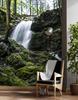 Wallpaper Waterfall In the Forest