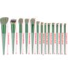Green/Pink 13PCS Makeup Brush Set Soft Nylon Soft Fur Delicate Brushes Essential For Daily Makeup Tools Valentine'S Day Gift