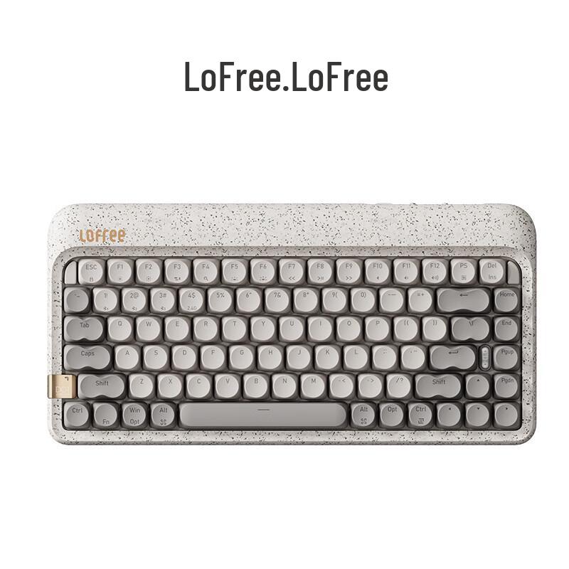 Lofree OE914 Terrazzo 84-Key Tri-Mode Mechanical Keyboard
