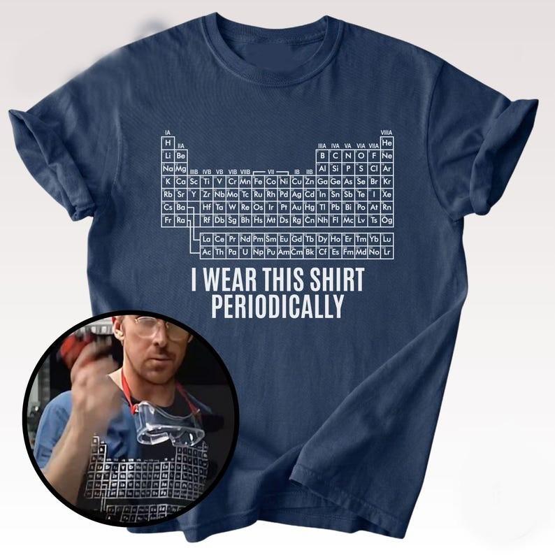 Dr Grace039s Periodic Table Shirt Project Hail Mary Tee Jazz Hands I Wear This Unisex T-Shirt L