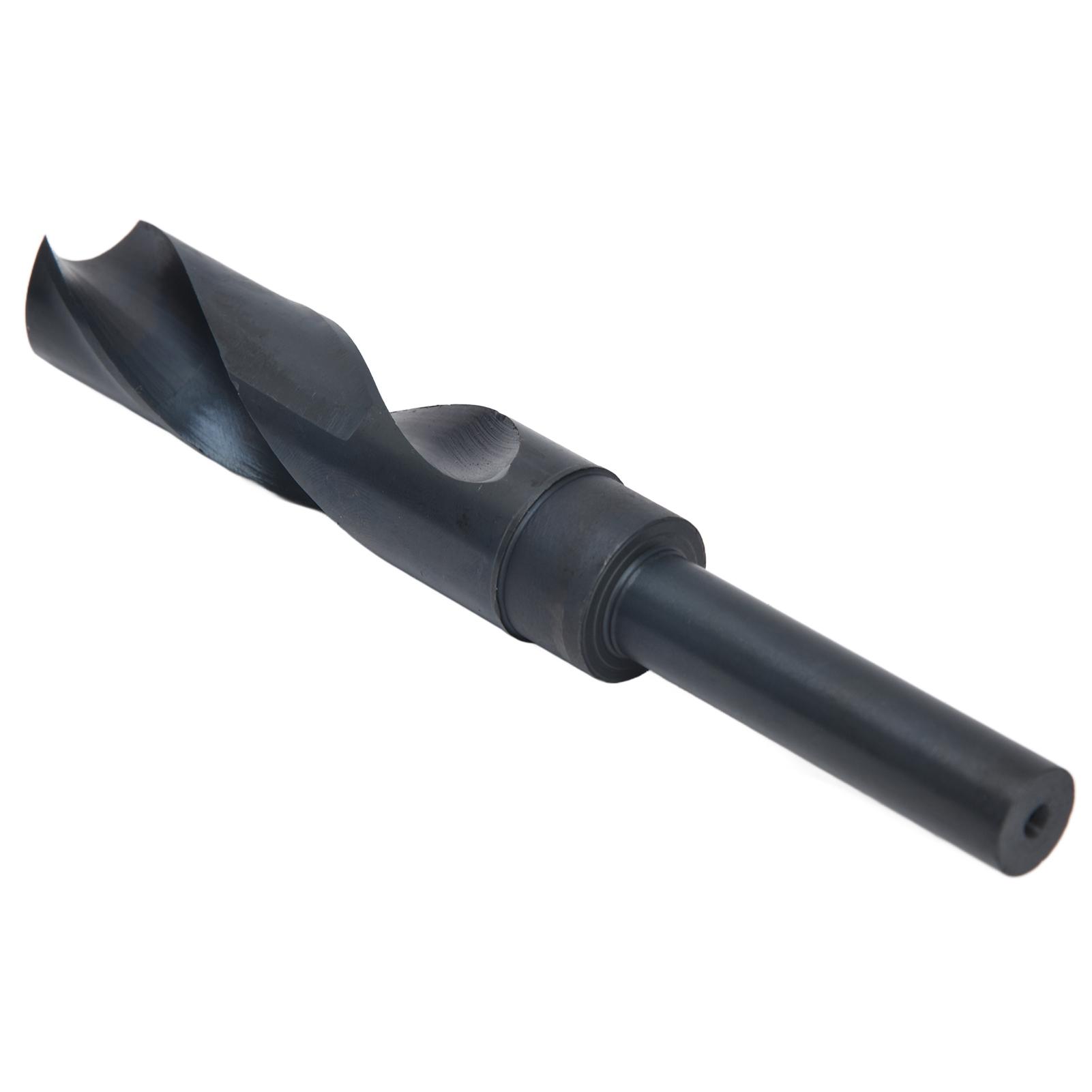

Reduced Shank Drill Bits HSS Twist Straight 1 2in Shank Drilling Tool 21.5mm Black