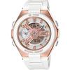 MSG-400G-7A BABY-G White Women's Analog-Digital Casual Quartz Watch, Ships Internationally