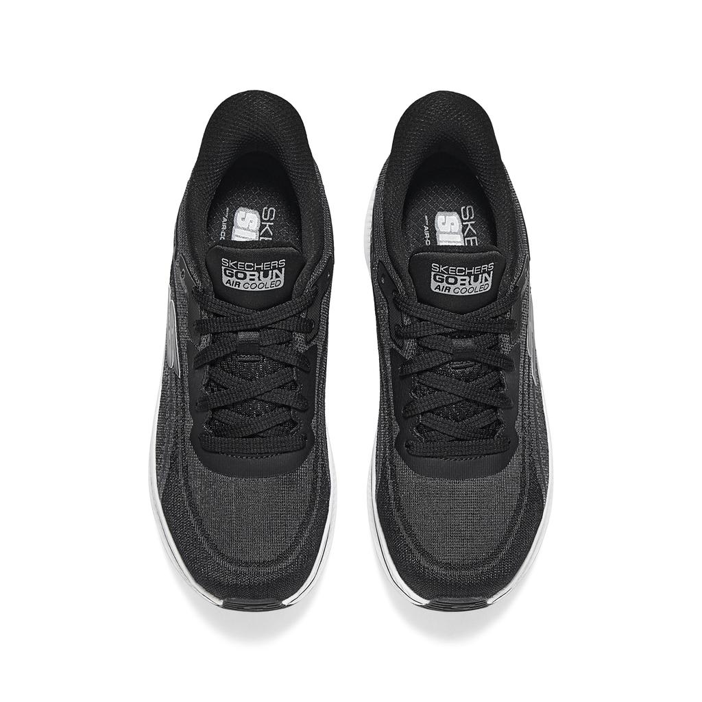 Skechers Go Series Comfortable Versatile Durable Low-Top Casual Running Shoes Women Sneakers Black White 128636-BKW
