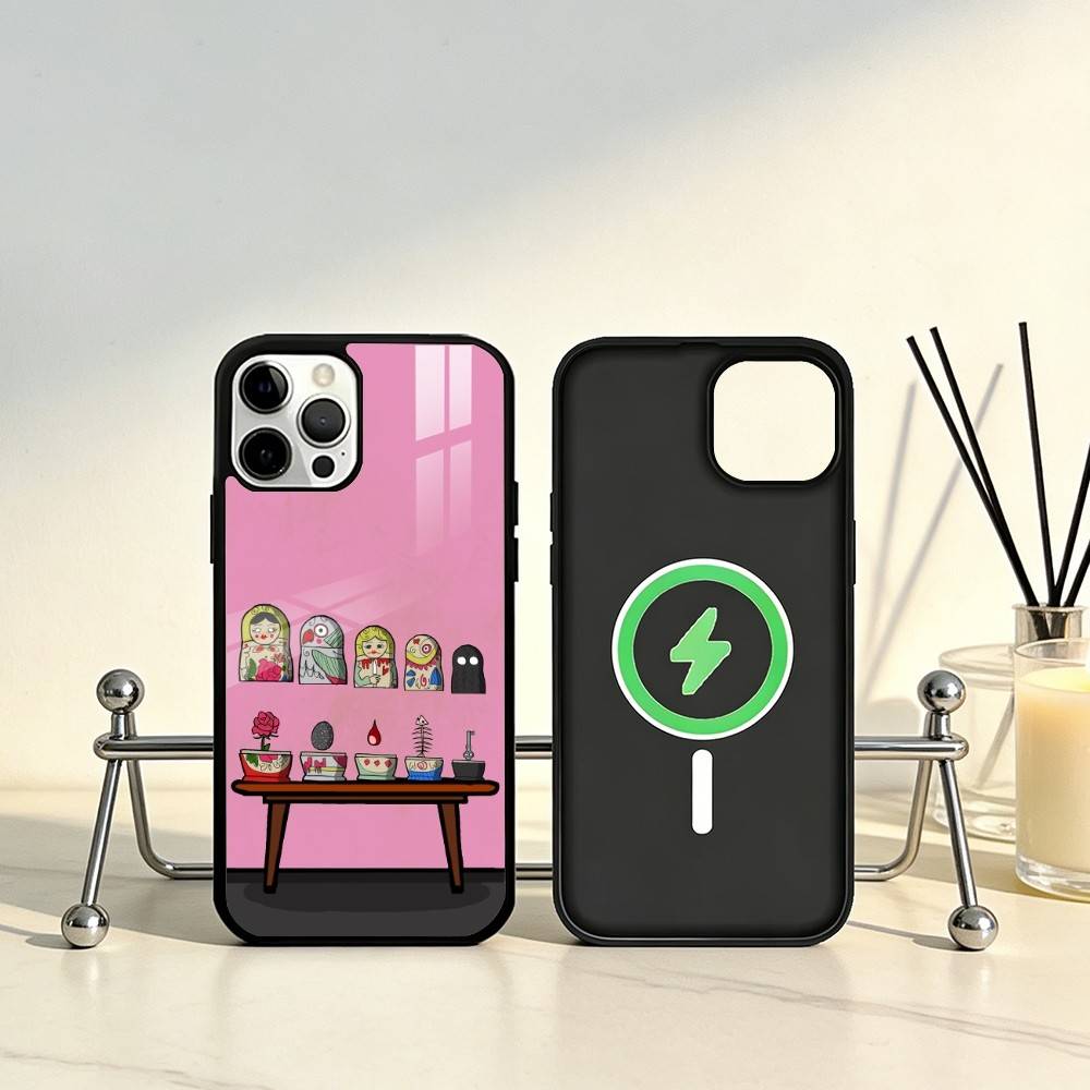 Russian Dolls Matryoshka Phone Case For iPhone17,16,15,14,13,12,11 Plus,Pro Max Magnetic For Magsafe Wireless Charging