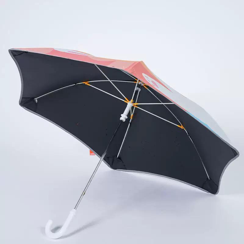 Hexagonal Children's Umbrella Vinyl Primary School Kindergarten Baby Cartoon Cute Rounded Corner Children Rain Or Shine Dual-Use Umbrella