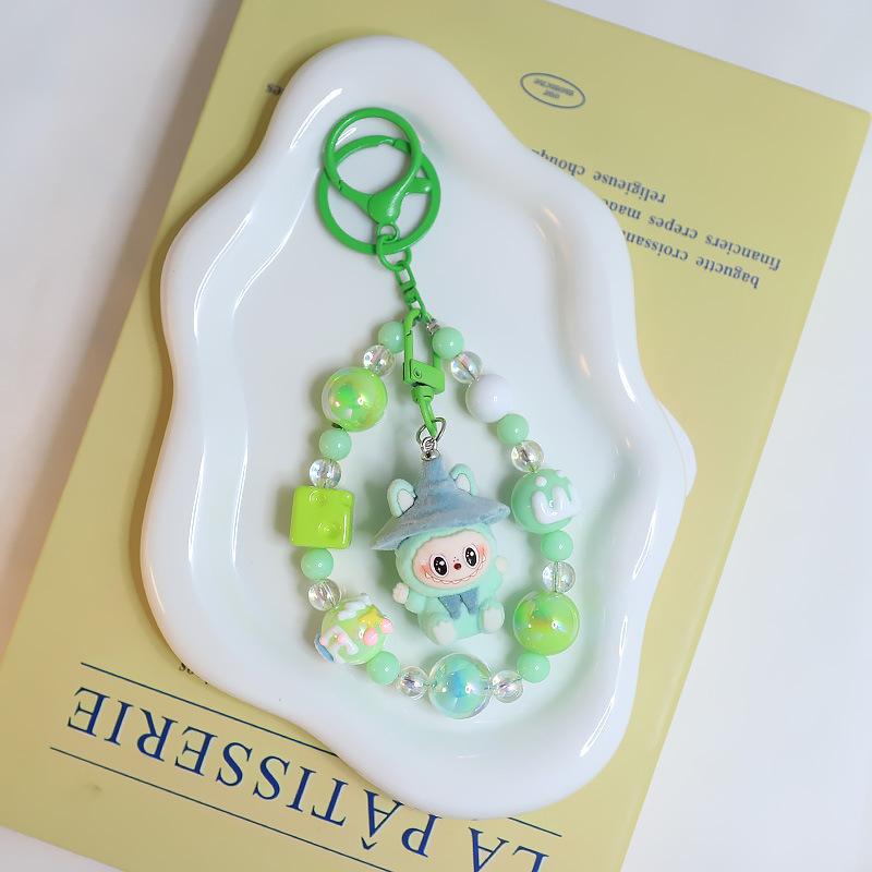 Cartoon Rabbit Keychain Pendant Cute Little Dinosaur Silicone Cute Bag Pendant Accessories Girlfriend Couple Gift