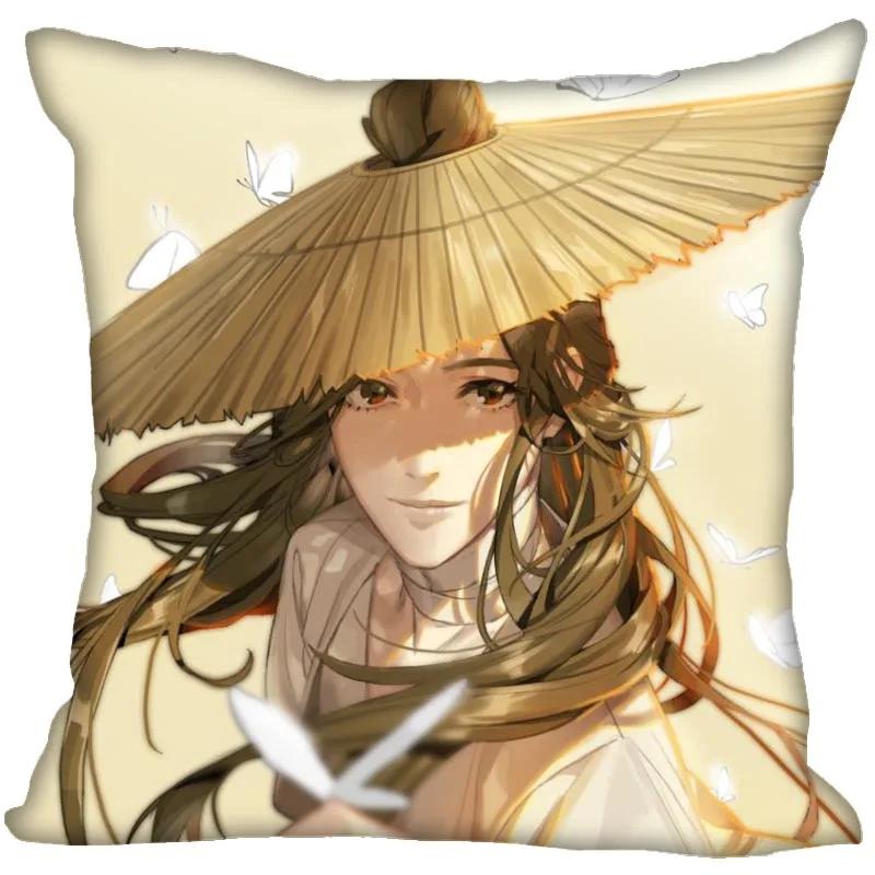 New Arrival Tian Guan Ci Fu Pillow Cover Bedroom Home Wedding Decorative Pillowcase Square Zipper Pillow Cases Soft No Fade 0913