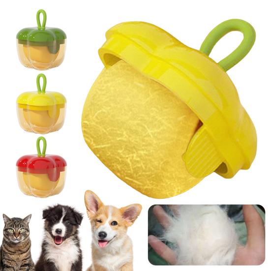 Fruit Shaped Lint Roller Portable Reusable Hair Remover Washable Sticky