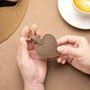 Heart Love Shape Hat Holder Anti-lost Pu Leather Magnetic Hat Clip Portable   Girl