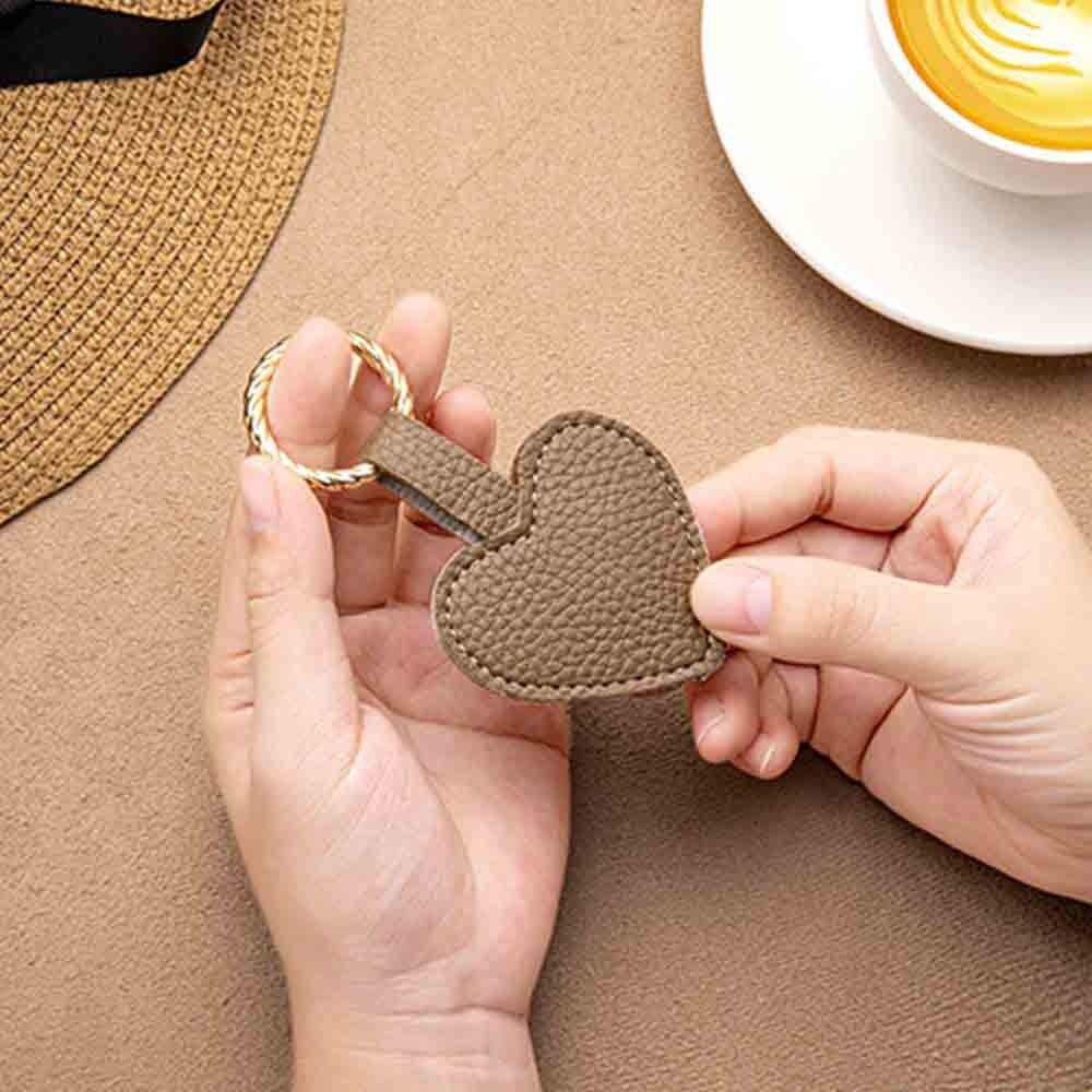 Heart Love Shape Hat Holder Anti-lost Pu Leather Magnetic Hat Clip Portable   Girl