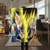 Flanelová deka s motivem Dragon Ball, Vysoce kvalitní, Pohodlná pro všechna roční období, Domácí dekorace, Teplo a pohodlí, Perfektní jako dárek.
