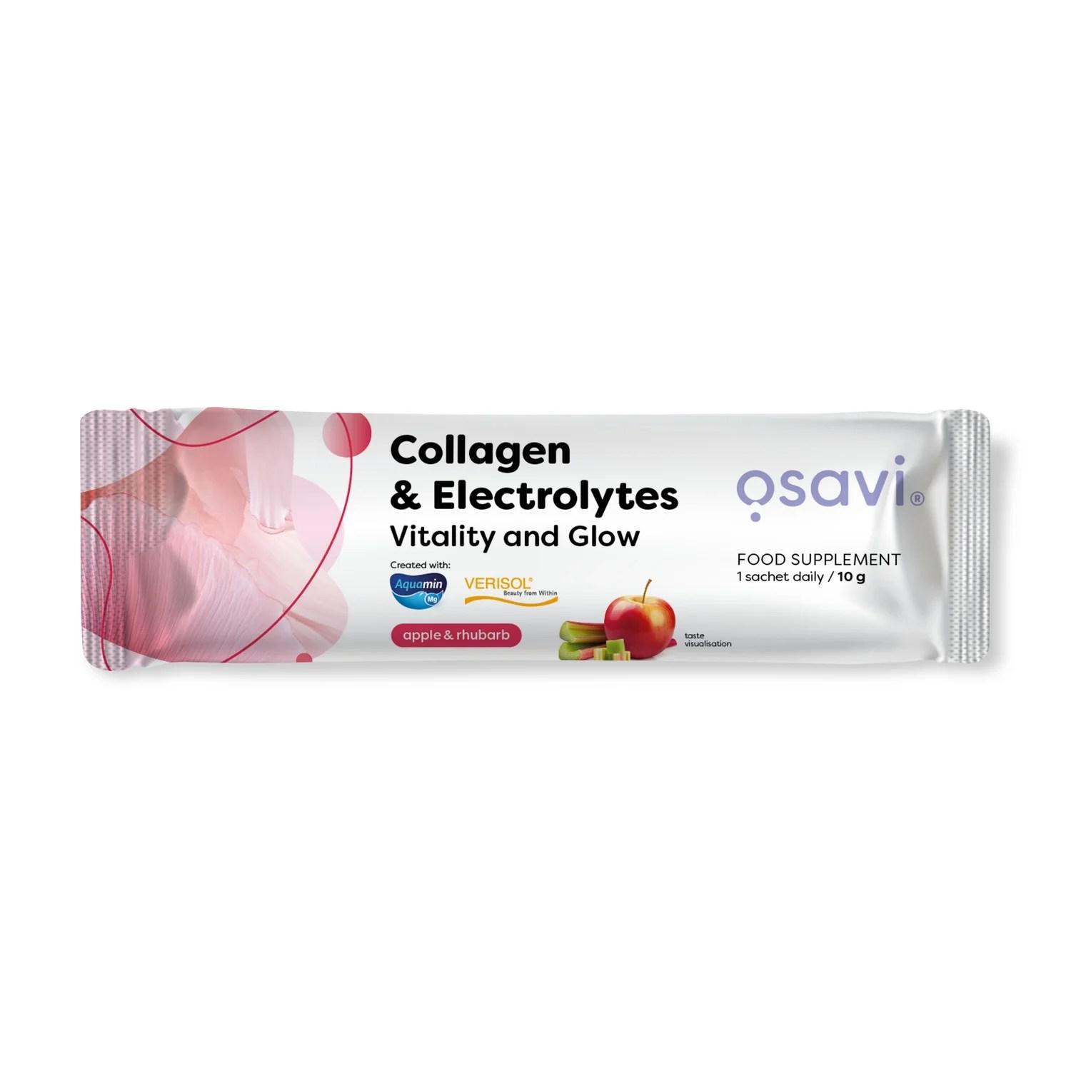 Cheap Stuff 4 All Unisex Collagen Electrolytes Vitality And Glow, Apple & Rhubarb - 10 Grams (1 Serving)