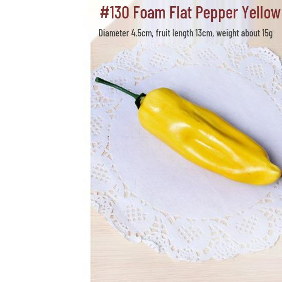 Simulated Chili Bell Pepper Fake Fruit Toy Model for Display