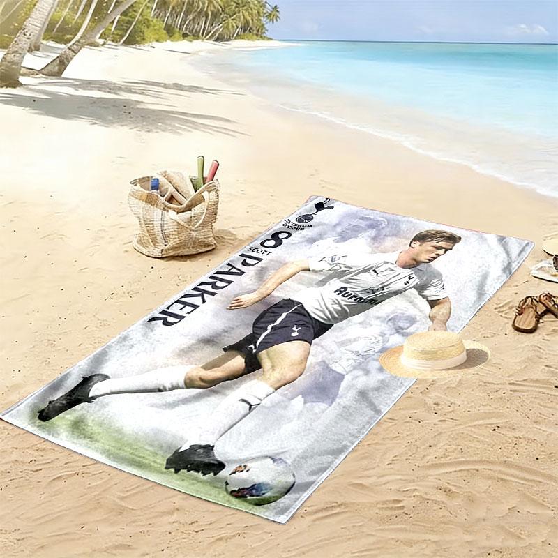Tottenham Contingent Print Beach Towel, Large Soft Quick Dry Towel for Beach Camping Swimming