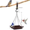 PU Platform Bird Feeder for Outdoor Hanging Wild Bird Feeder Hummingbird Feeding Tray for Backyard Home Garden Decors