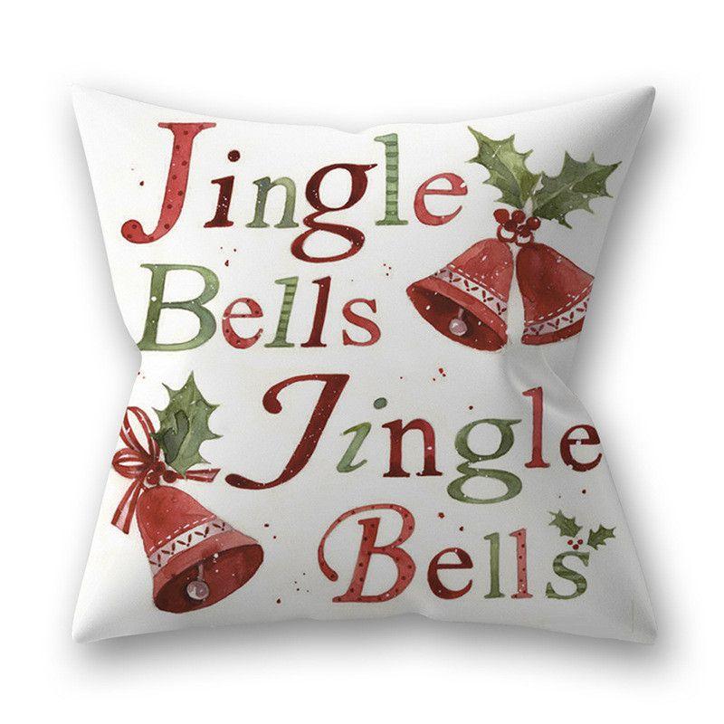 Vibrant Christmas Themed Decorative Cushion Cover For Festive Home Decor 18x18