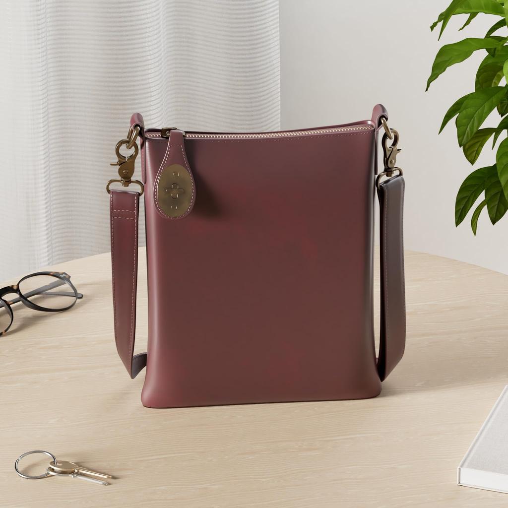 Kimura handmade Shoulder Bag Brand Kimura Kobo Genuine Leather Zipper Business Crossbody Multifunctional Men's Men's (TD001)