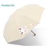 Paradise Portable 3-Fold Sun/Rain Umbrella