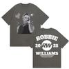 Robbie Williams Rw Album 2025 Stampa T-shirt Unisex Donna Hip Hop Larga Girocollo Abbigliamento T-shirt Casual Cotone Manica Corta T-shirt