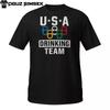 USA Party Drinking Team T-Shirt Funny Beer Tabs Design | DTG Printed Unisex Tee