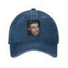 Christiano Ronaldo Baseball Caps Fashion Washed Denim Hats Outdoor Adjustable Casquette Hip Hop Baseball Cowboy Hat for Unisex