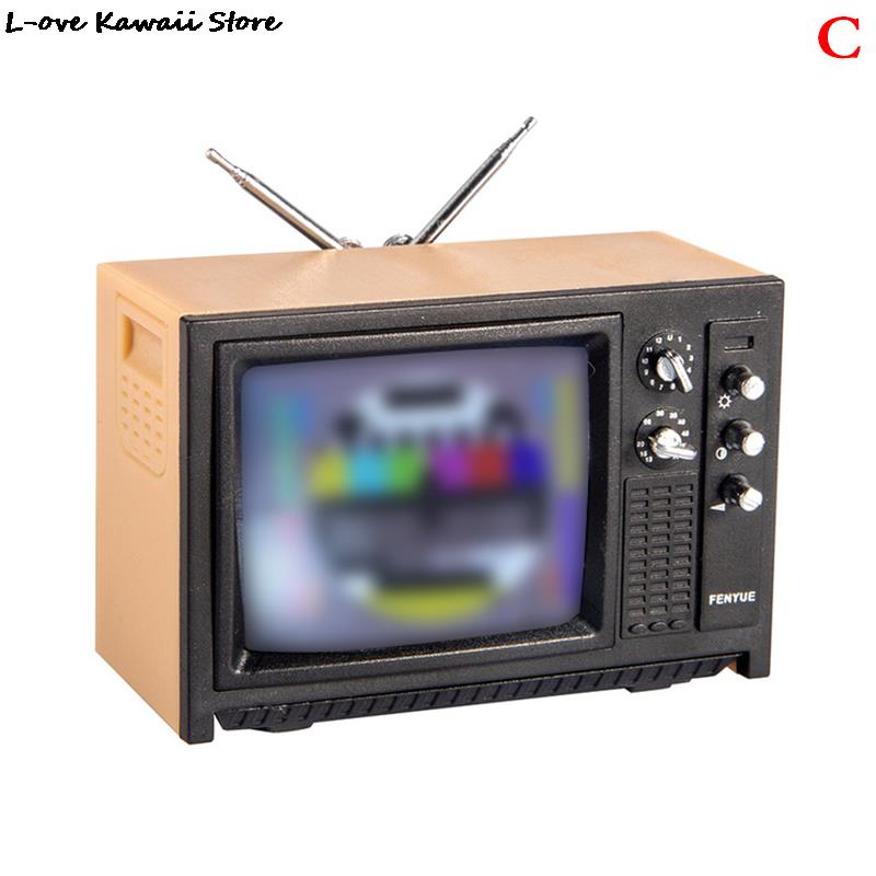 Miniature Dollhouse Furniture Set For Dolls House Mini Toy Kit Accessories TV Kitchen Home Fridge Kids Pretend Play Diy Figurine