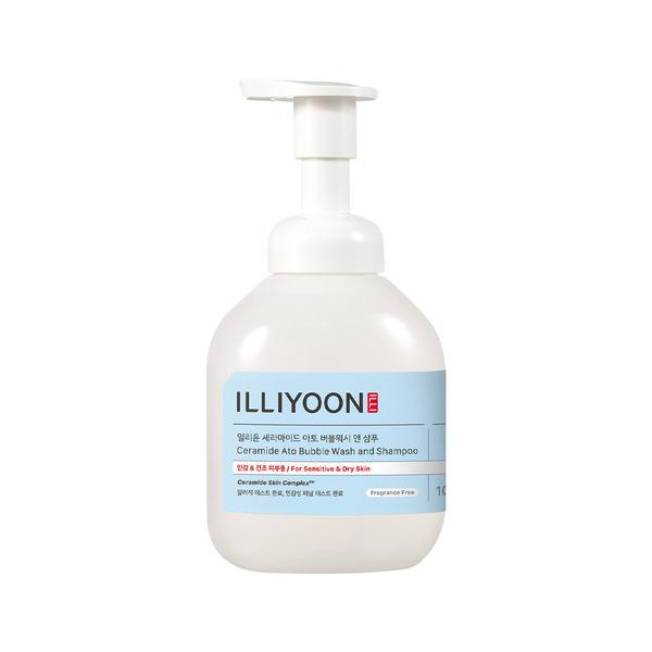 [Amore] ILLIYOON Ceramide Ato Bubble Wash & Shampoo 400ml 1 400ml Bubble Wash & Shampoo