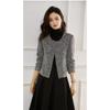 Elegant Autumn Little Fragrant Wind Coat Women Simple Retro High Quality Youthful Short Blouse Fashionable