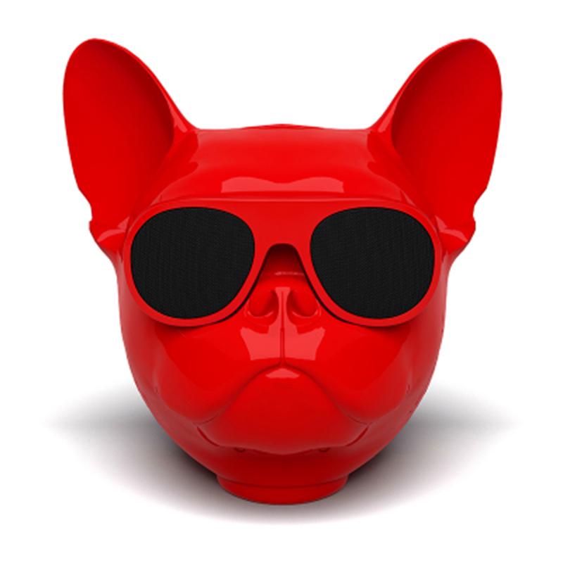 Bezdrátový Bluetooth reproduktor Módní Bulldog Head Design Basový reproduktor Touche HIFI