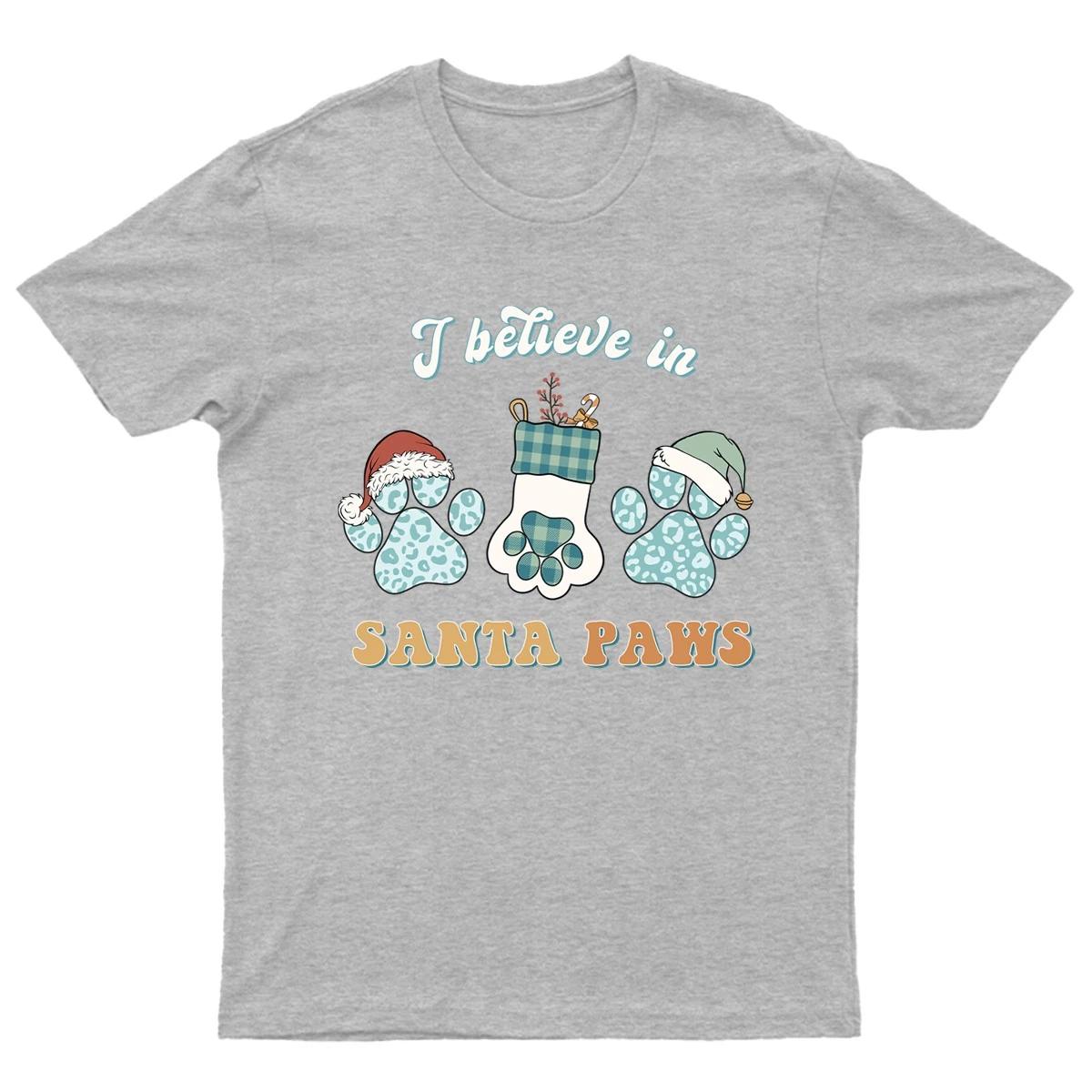 I Believe In Santa T-Shirt Unisex Gift Retro Funny Womens Vintage Mens XXL