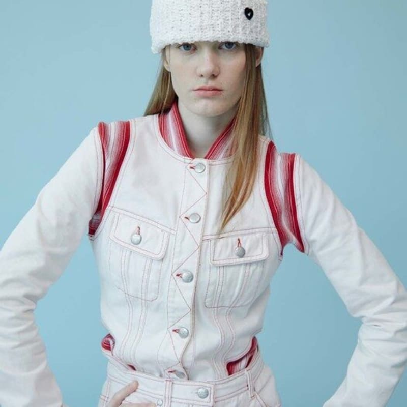 

AWESOME NEEDS SS CAT KNIT HAT_WHITE FREE