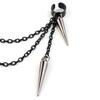 1 Pair Fashion Party Ear Hook Drop Gothic Rock Ear Clip Ear Stud Rivet Punk Earrings
