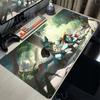 Lucario Mouse Pads Gaming Anime PC Gamer Offics Accessories Rug P-pokemon Extended Anti-slip Rubber Playmat Aesthetic XXL Carpet