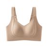 Lifting Seamless Wireless Full Bust Minimizer Bra, Push Up Side Support Anti-Sagging Big Cup Women's Shaping Lingerie
