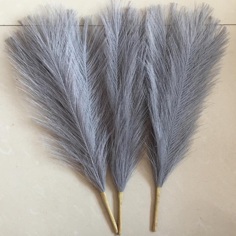 45cm Pampas Grass Simulation  Reed Grass Wedding Decoration Home Bedroom Accessories Wedding Guide Photo PropBackground