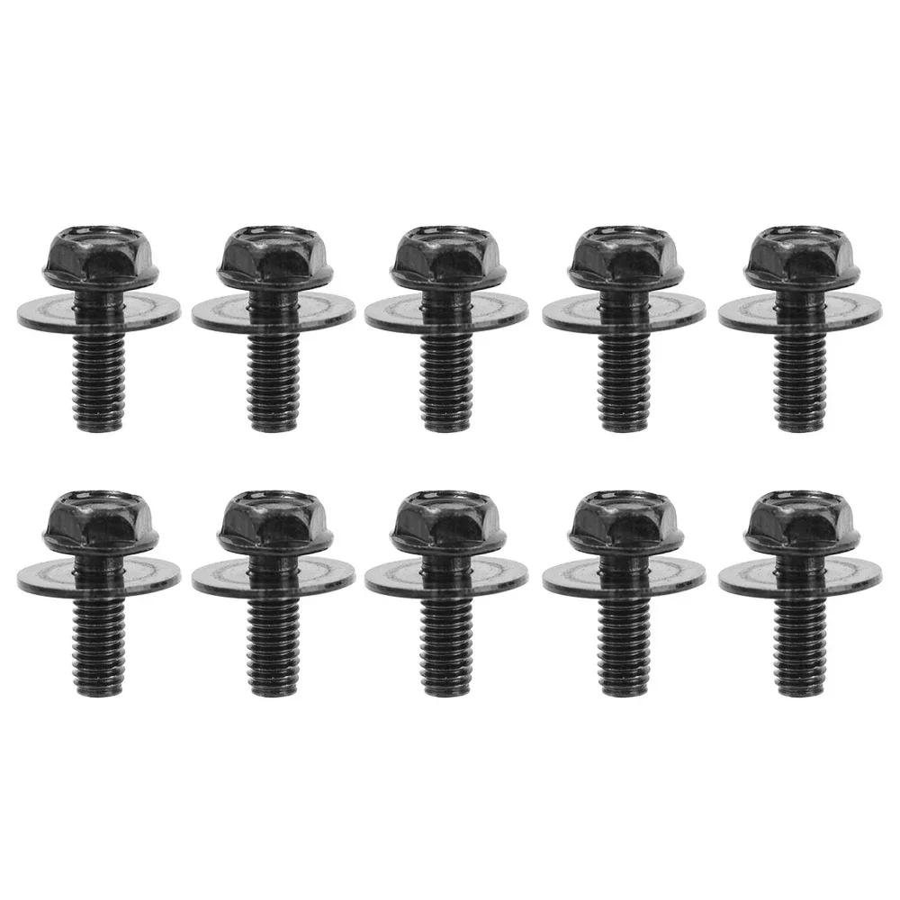 U Type Nut Clips M6 Car Body Bolts Automobile Bumper Fender Rivet Engine Cover Undertray Splash Shield Guard Liner Screws Clips
