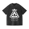 Evangelion Vintage Wash Japanese Design T-Shirt High-quality Streetwear Is Suitable for Both Men and Women