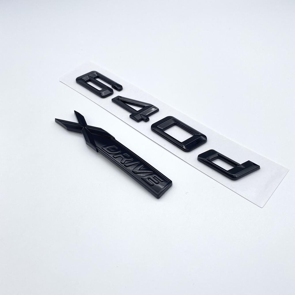 3D Chrome Black 620d 625d 628d 630d 635d 640d 645d 650d ABS Letters Car Trunk Badge Emblem Sticker for BMW 6 Series F06 F12 OT4