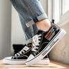 Fashion Men's Trending Low Top Canvas Skateboarding Breathable Shoes Stduents Boys Male Popular Casual Soft Sole Running Sneakers For Teens