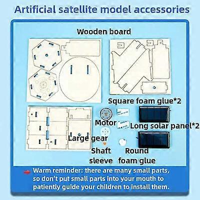 Kreative Künstliche Satelliten-Weltraummodelle, Rotierendes DIY-SonnenSatelliten-Modellbausatz
