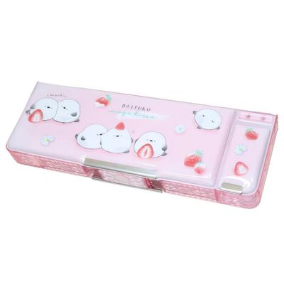 Pen Case with Eraser Pocket Daifuku Gadget [Pencil Case] Double-sided / Long-tailed