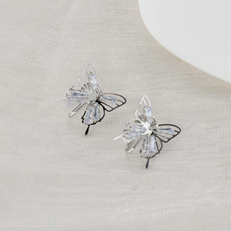 Kamelie Mückenspirale Halter Perlenblume Retro Ohrclips Ohrringe - Kein Piercing erforderlich
