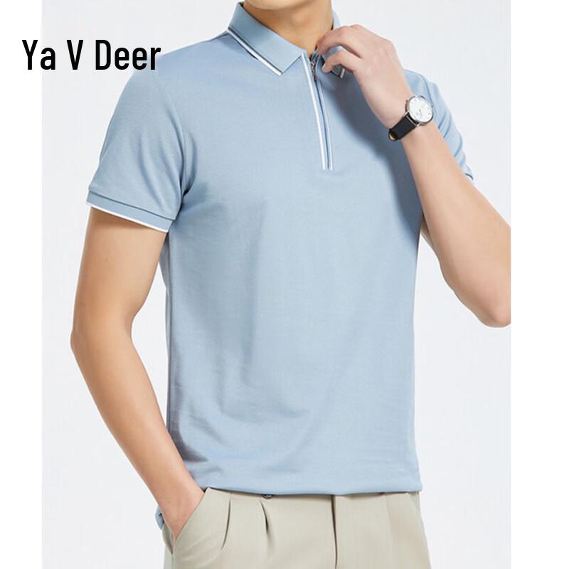 Yalu Men s Premium Ice Silk Quick-Dry Polo Shirt 48Y