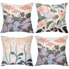 # Boho Floral Print Throw Pillow Covers Pattern Cushion Cover Suitable For Sofa Bedroom Car Pillow Cover