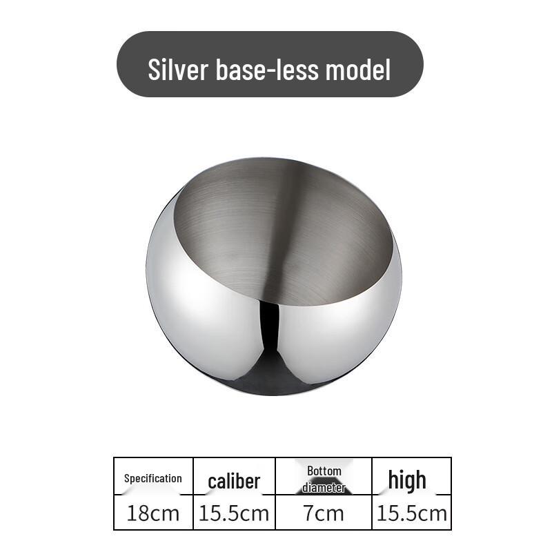 Stainless Steel Slanted Sauce Bowl