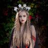 Skull Ghost Hair Hoop Lights Flashing Funny Hair Bands Halloween LED Pumpkin Headband  Party