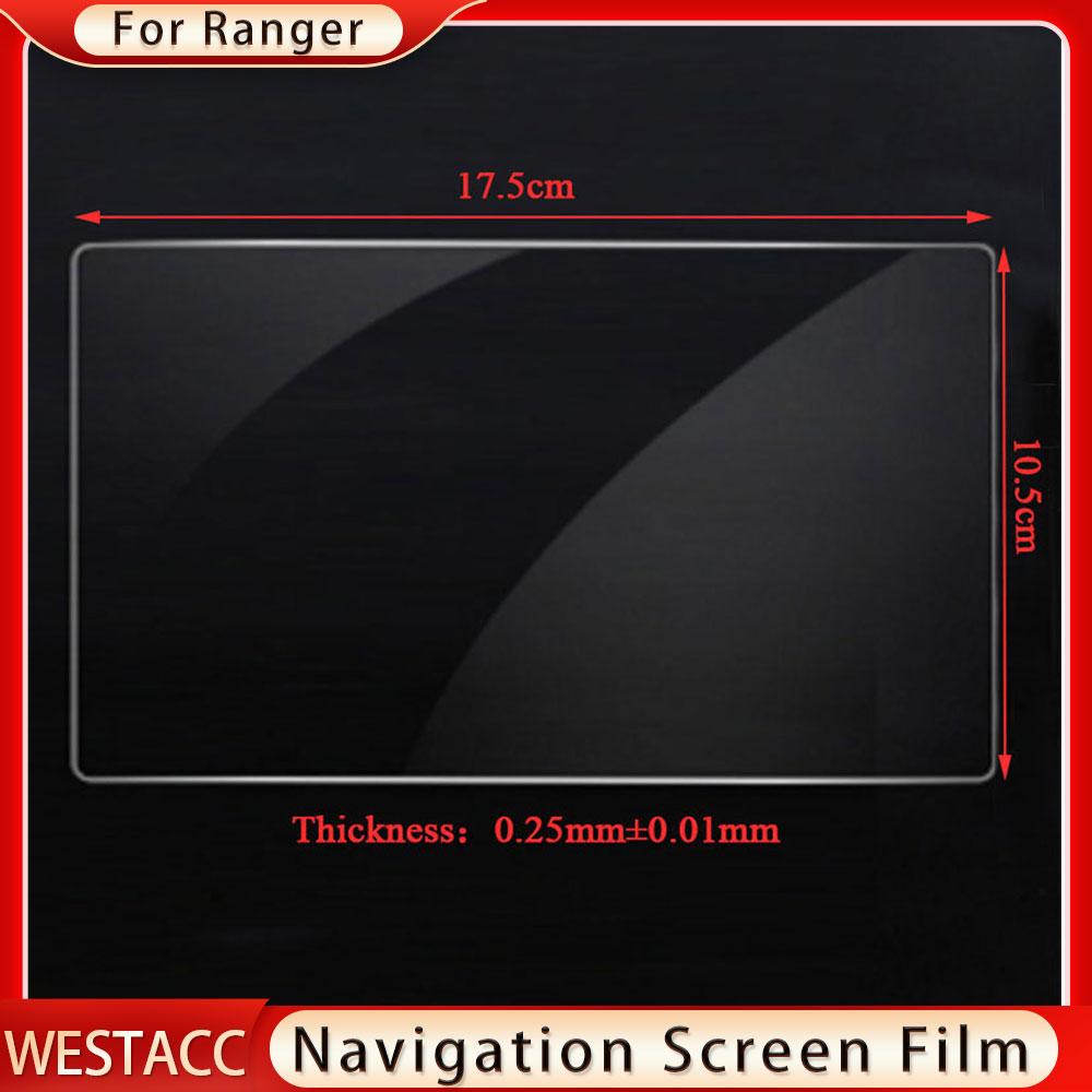 Tvrzená fólie obrazovky navigace do auta Ochranná lišta obrazovky GPS pro Ford Ranger Everest 2015- pro Kuga